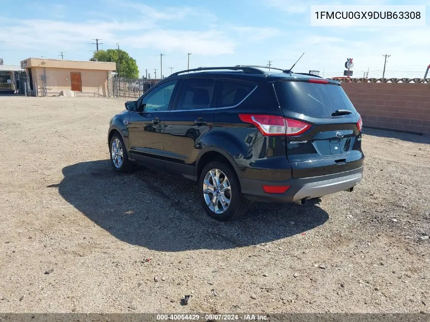 2013 Ford Escape Se VIN: 1FMCU0GX9DUB63308 Lot: 40054429