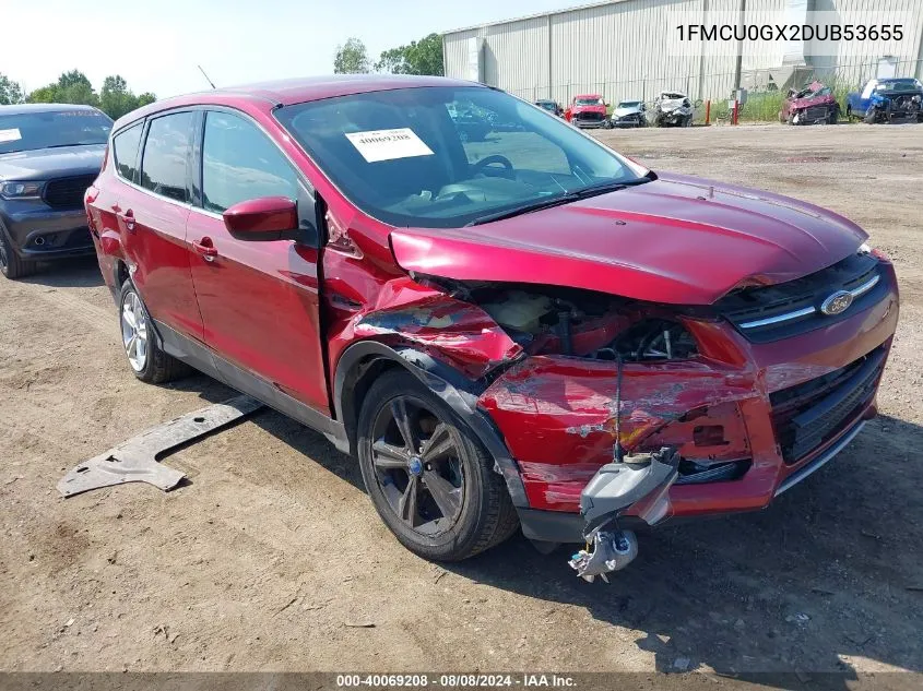 1FMCU0GX2DUB53655 2013 Ford Escape Se