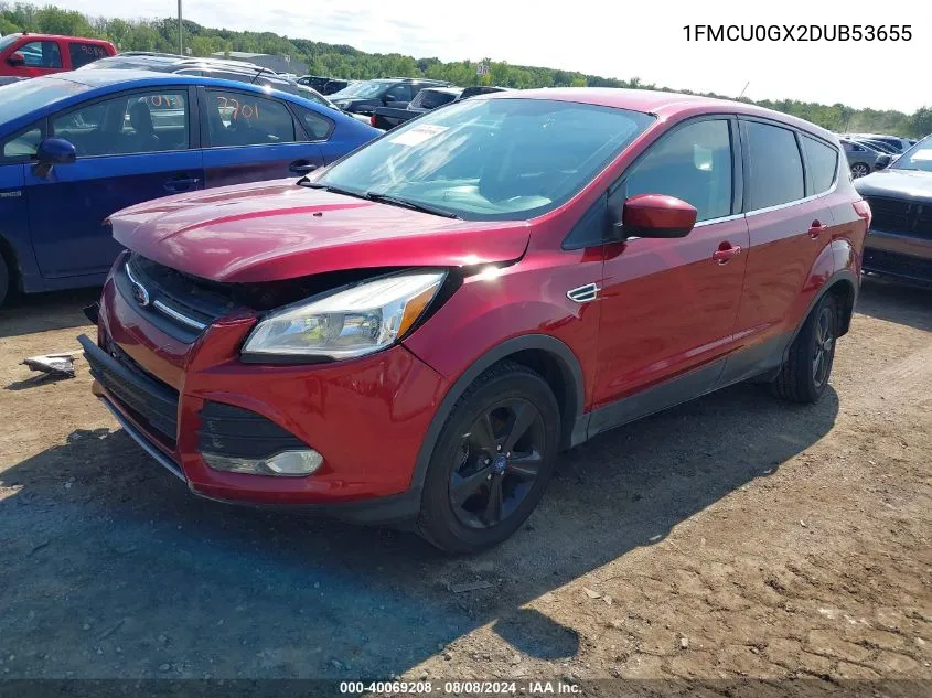 1FMCU0GX2DUB53655 2013 Ford Escape Se