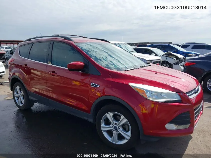 2013 Ford Escape Se VIN: 1FMCU0GX1DUD18014 Lot: 40071569