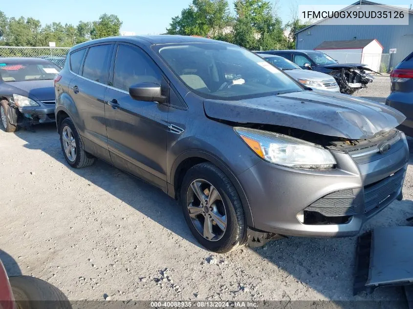 2013 Ford Escape Se VIN: 1FMCU0GX9DUD35126 Lot: 40088935