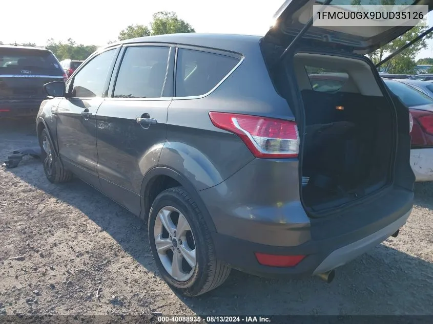 2013 Ford Escape Se VIN: 1FMCU0GX9DUD35126 Lot: 40088935