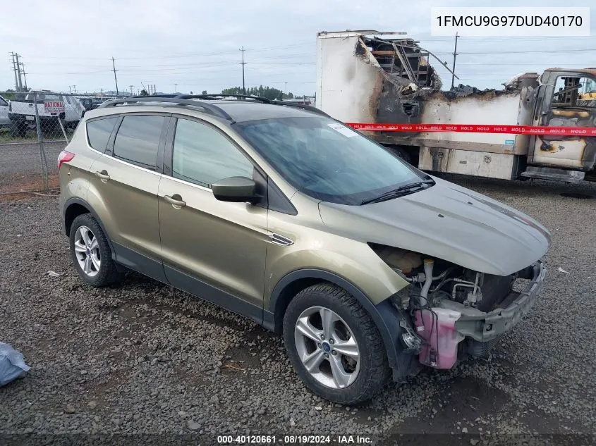 2013 Ford Escape Se VIN: 1FMCU9G97DUD40170 Lot: 40120661