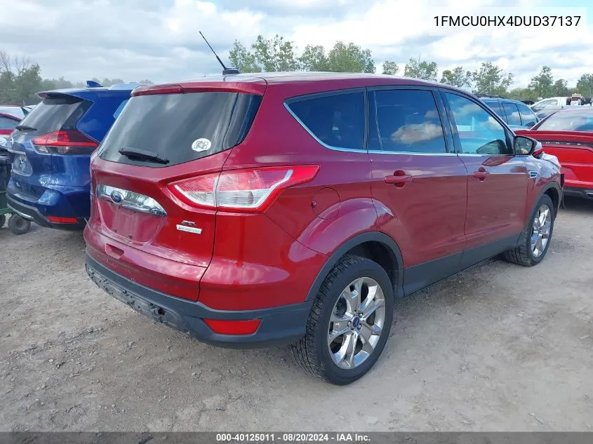 1FMCU0HX4DUD37137 2013 Ford Escape Sel