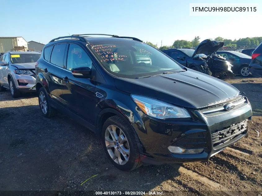 2013 Ford Escape Sel VIN: 1FMCU9H98DUC89115 Lot: 40130173