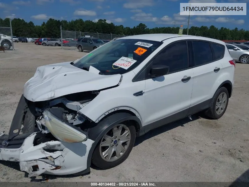 2013 Ford Escape S VIN: 1FMCU0F79DUD64434 Lot: 40134402