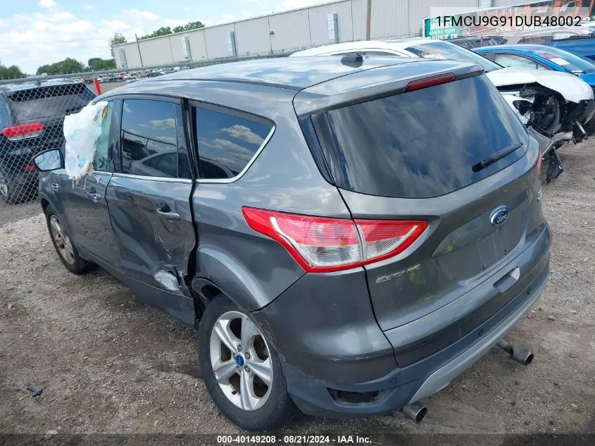 2013 Ford Escape Se VIN: 1FMCU9G91DUB48002 Lot: 40149208