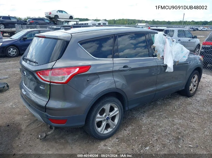 1FMCU9G91DUB48002 2013 Ford Escape Se