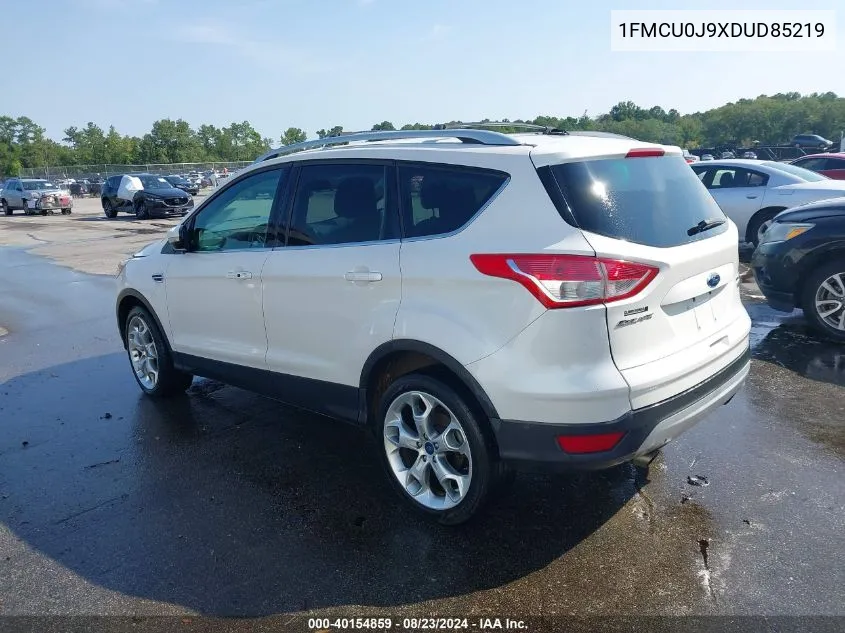 2013 Ford Escape Titanium VIN: 1FMCU0J9XDUD85219 Lot: 40154859