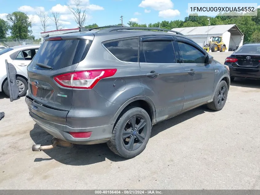 2013 Ford Escape Se VIN: 1FMCU0G9XDUA54552 Lot: 40156404