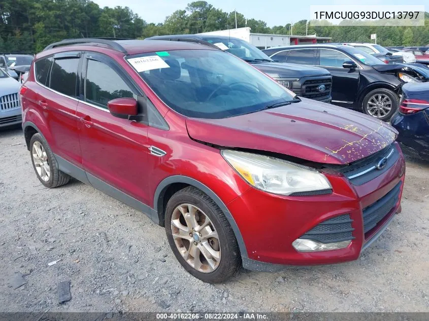 1FMCU0G93DUC13797 2013 Ford Escape Se