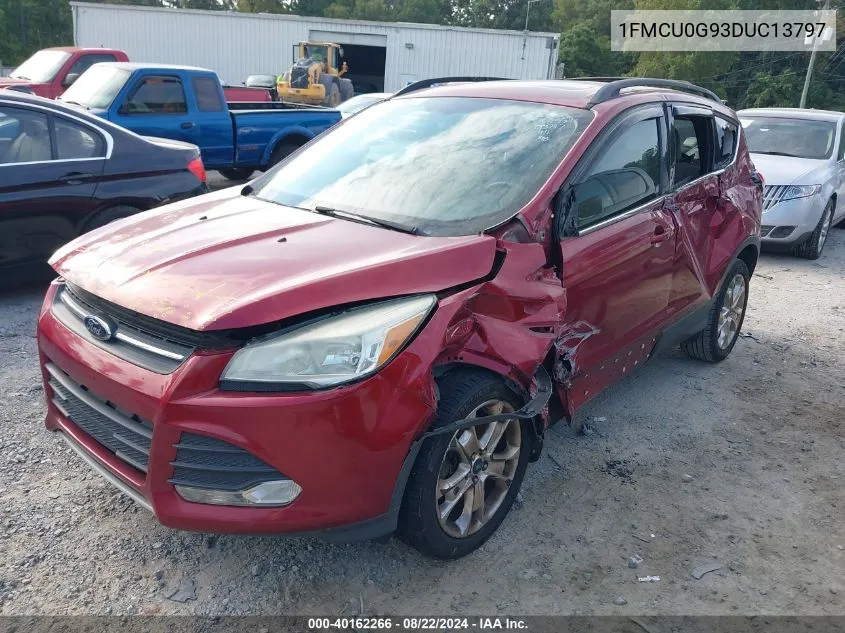 2013 Ford Escape Se VIN: 1FMCU0G93DUC13797 Lot: 40162266