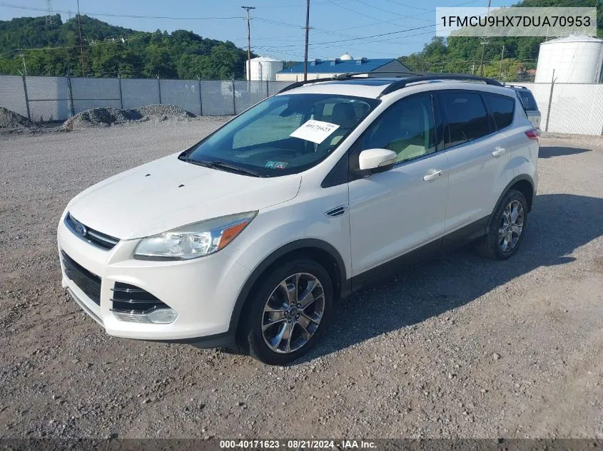 1FMCU9HX7DUA70953 2013 Ford Escape Sel