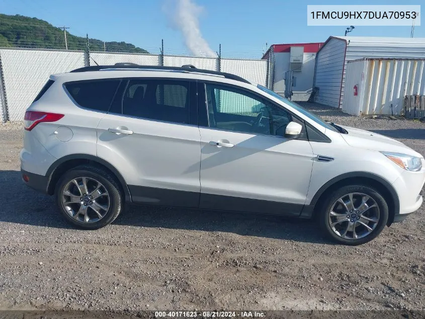 2013 Ford Escape Sel VIN: 1FMCU9HX7DUA70953 Lot: 40171623