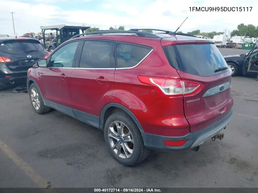 2013 Ford Escape Sel VIN: 1FMCU9H95DUC15117 Lot: 40172714