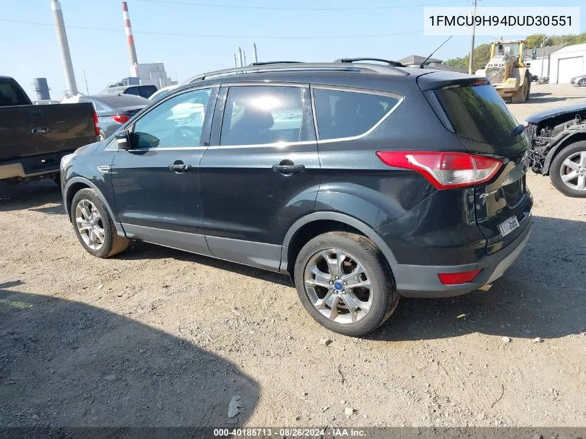 2013 Ford Escape Sel VIN: 1FMCU9H94DUD30551 Lot: 40185713