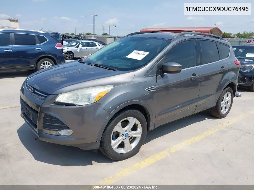 2013 Ford Escape Se VIN: 1FMCU0GX9DUC76496 Lot: 40186460