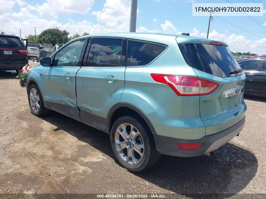 2013 Ford Escape Sel VIN: 1FMCU0H97DUD02822 Lot: 40186781