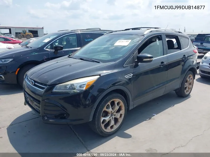 2013 Ford Escape Titanium VIN: 1FMCU0J99DUB14877 Lot: 40187780