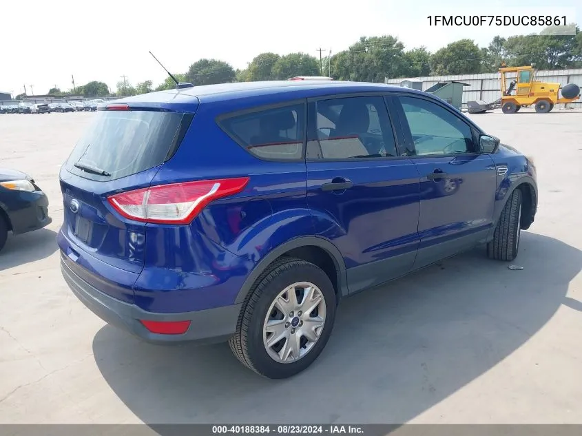 2013 Ford Escape S VIN: 1FMCU0F75DUC85861 Lot: 40188384