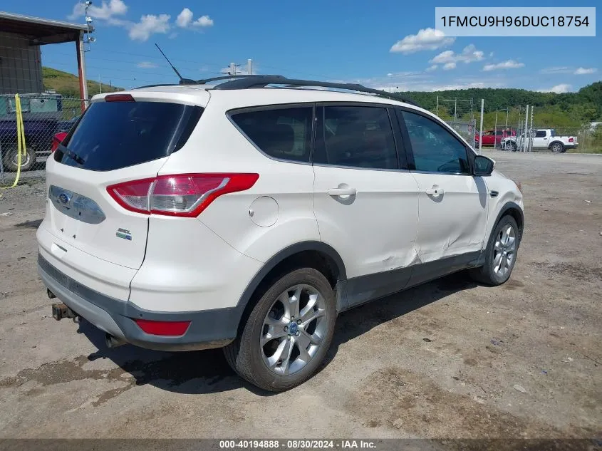 2013 Ford Escape Sel VIN: 1FMCU9H96DUC18754 Lot: 40194888