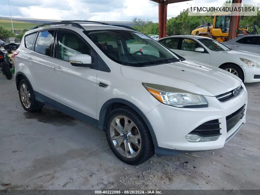 2013 Ford Escape Sel VIN: 1FMCU0HX4DUA51854 Lot: 40222095