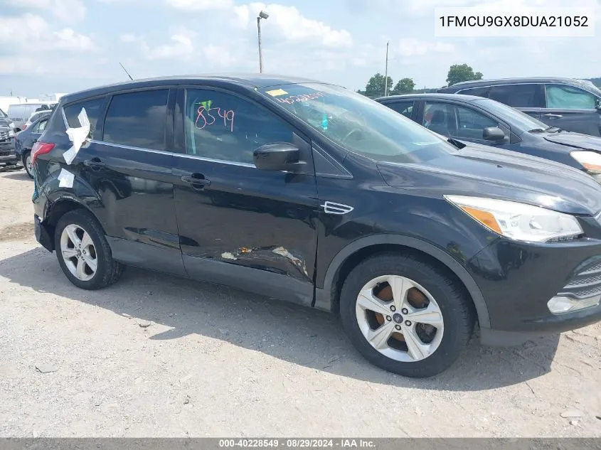 2013 Ford Escape Se VIN: 1FMCU9GX8DUA21052 Lot: 40228549