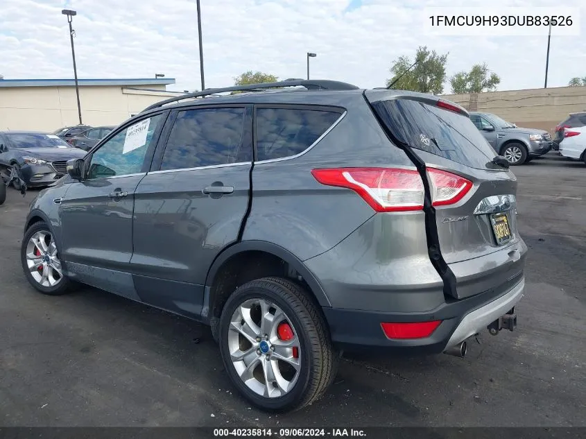 2013 Ford Escape Sel VIN: 1FMCU9H93DUB83526 Lot: 40235814