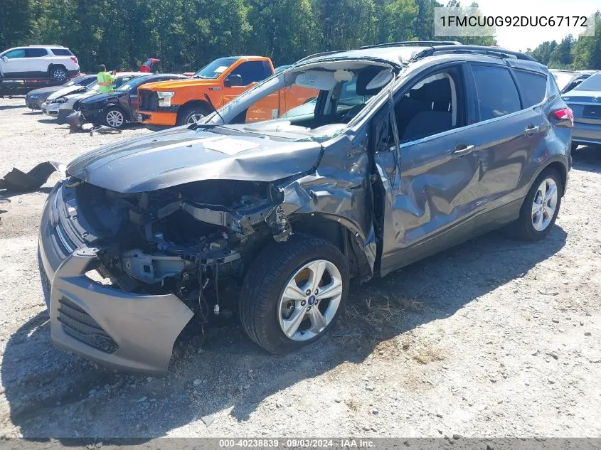 2013 Ford Escape Se VIN: 1FMCU0G92DUC67172 Lot: 40238839