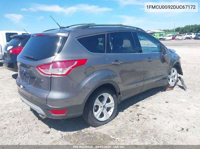 2013 Ford Escape Se VIN: 1FMCU0G92DUC67172 Lot: 40238839