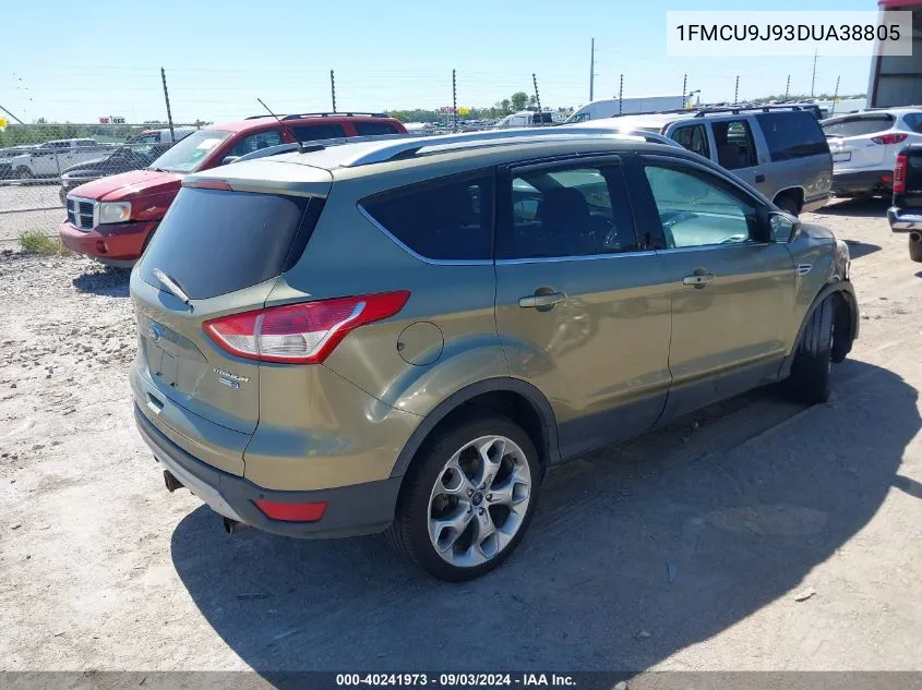 2013 Ford Escape Titanium VIN: 1FMCU9J93DUA38805 Lot: 40241973