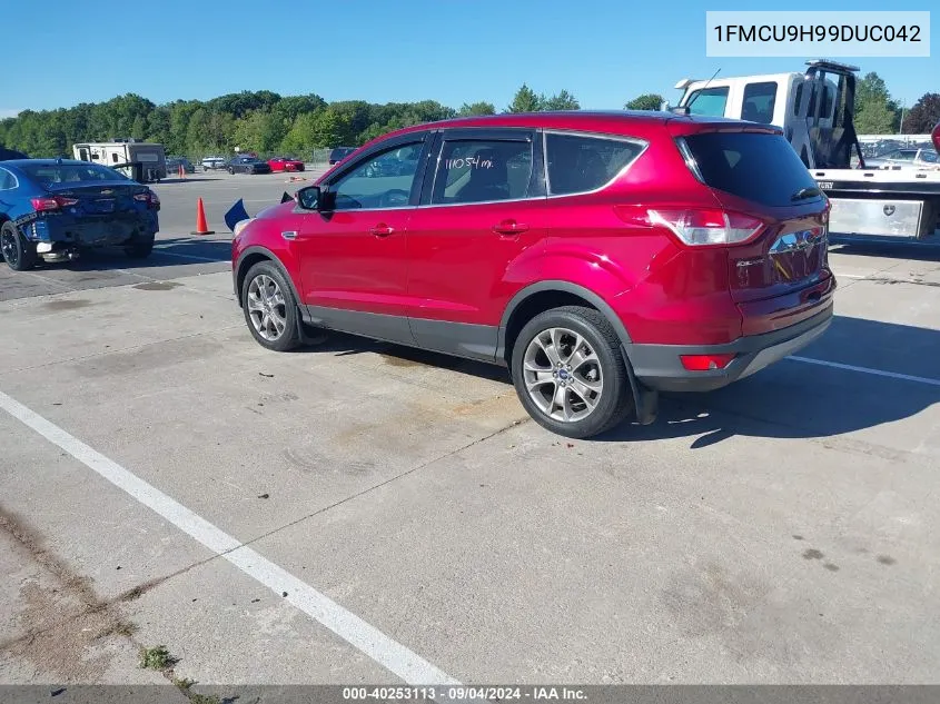 2013 Ford Escape Sel VIN: 1FMCU9H99DUC042 Lot: 40253113