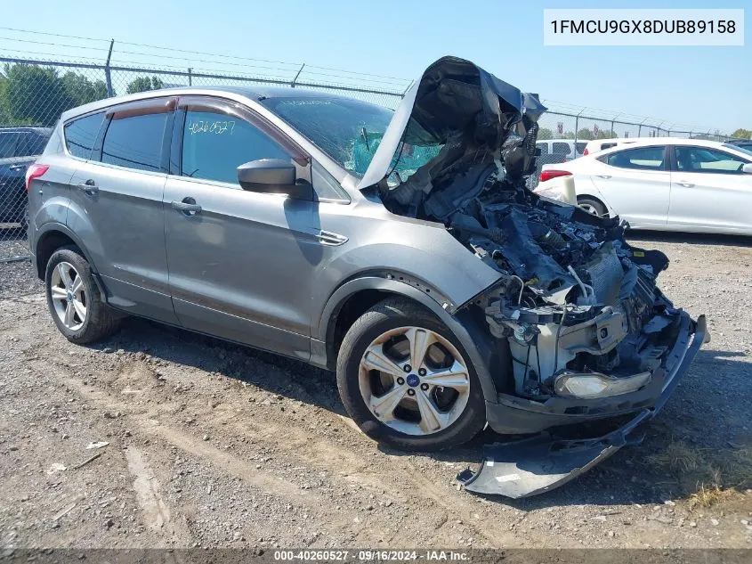 2013 Ford Escape Se VIN: 1FMCU9GX8DUB89158 Lot: 40260527