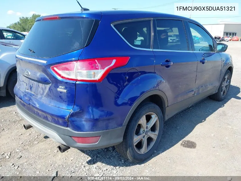 1FMCU9GX5DUA51321 2013 Ford Escape Se