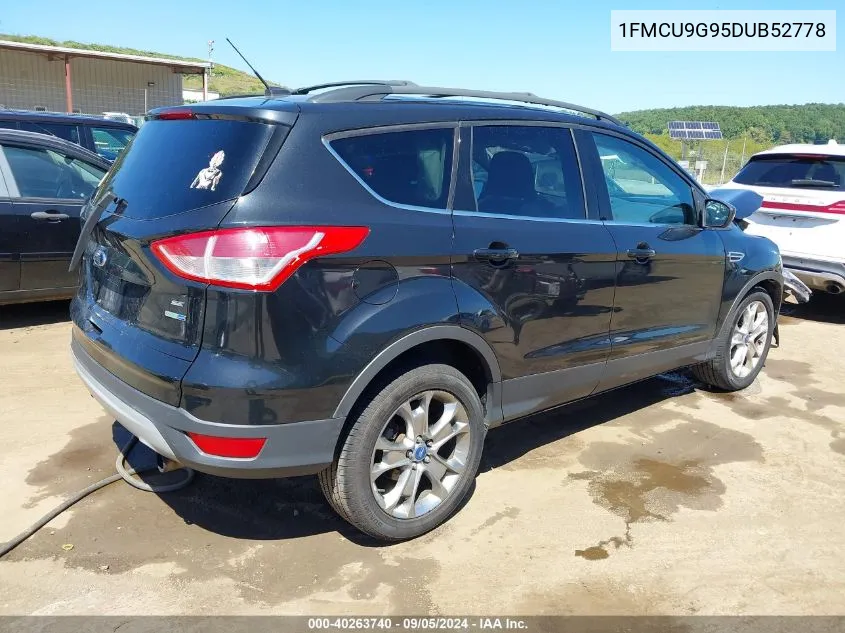 2013 Ford Escape Se VIN: 1FMCU9G95DUB52778 Lot: 40263740