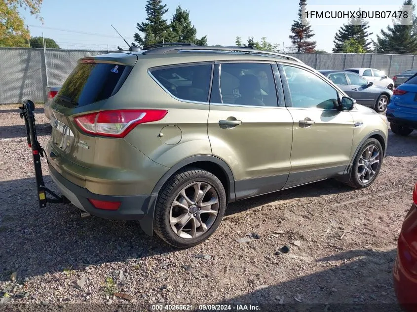 2013 Ford Escape Sel VIN: 1FMCU0HX9DUB07478 Lot: 40265621