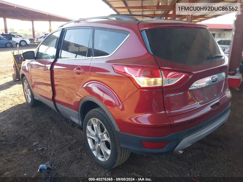 2013 Ford Escape Sel VIN: 1FMCU0H92DUC86562 Lot: 40276365