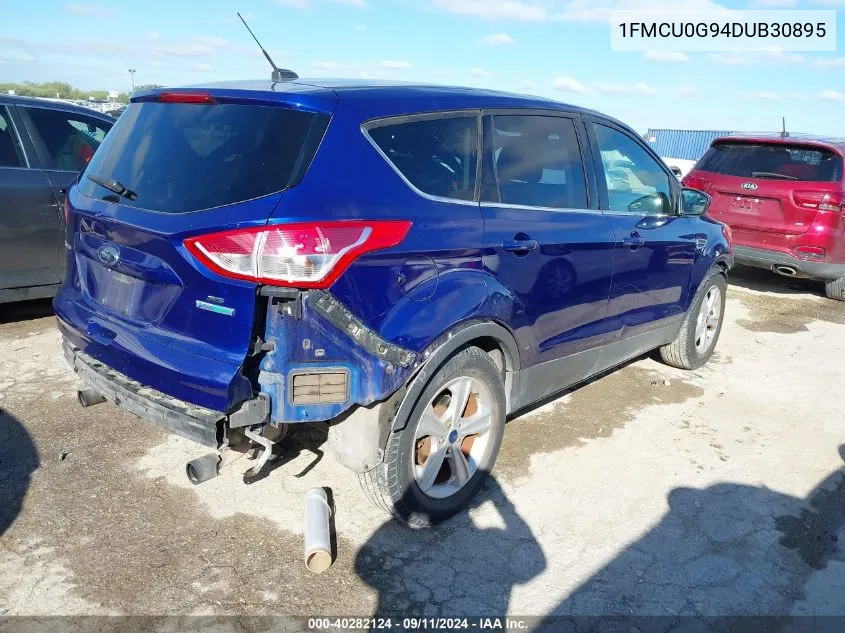 1FMCU0G94DUB30895 2013 Ford Escape Se