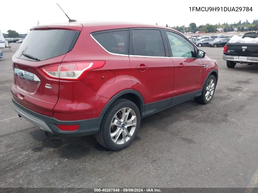 2013 Ford Escape Sel VIN: 1FMCU9H91DUA29784 Lot: 40287548