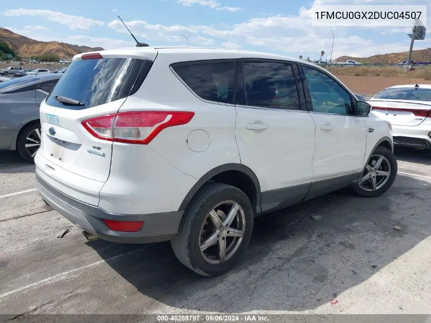 1FMCU0GX2DUC04507 2013 Ford Escape Se