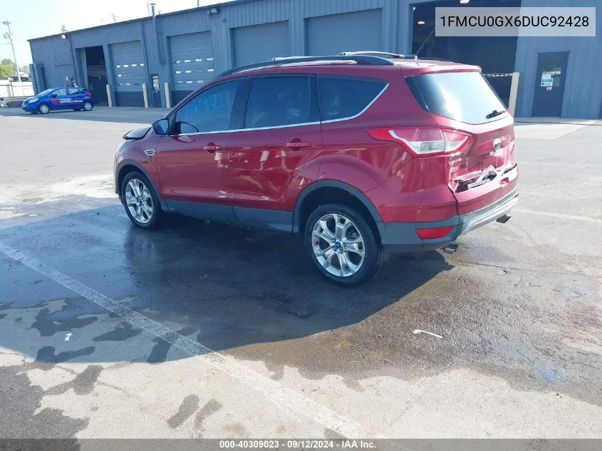 2013 Ford Escape Se VIN: 1FMCU0GX6DUC92428 Lot: 40309023