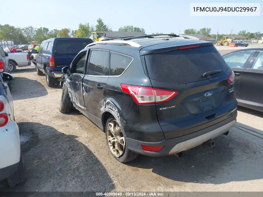 2013 Ford Escape Titanium VIN: 1FMCU0J94DUC29967 Lot: 40309849