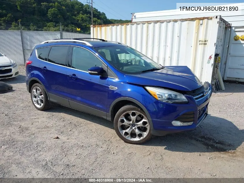 2013 Ford Escape Titanium VIN: 1FMCU9J98DUB21890 Lot: 40318908