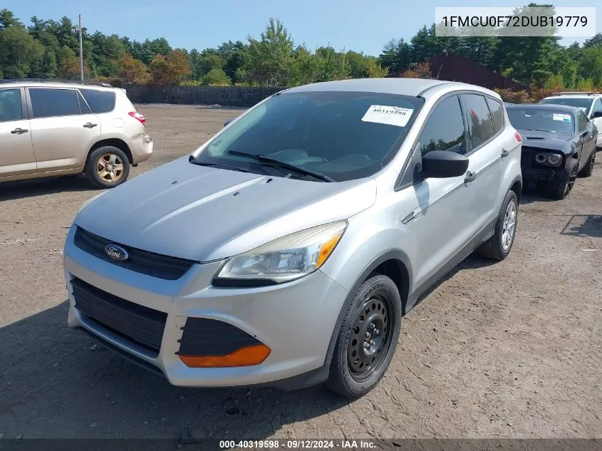 2013 Ford Escape S VIN: 1FMCU0F72DUB19779 Lot: 40319598