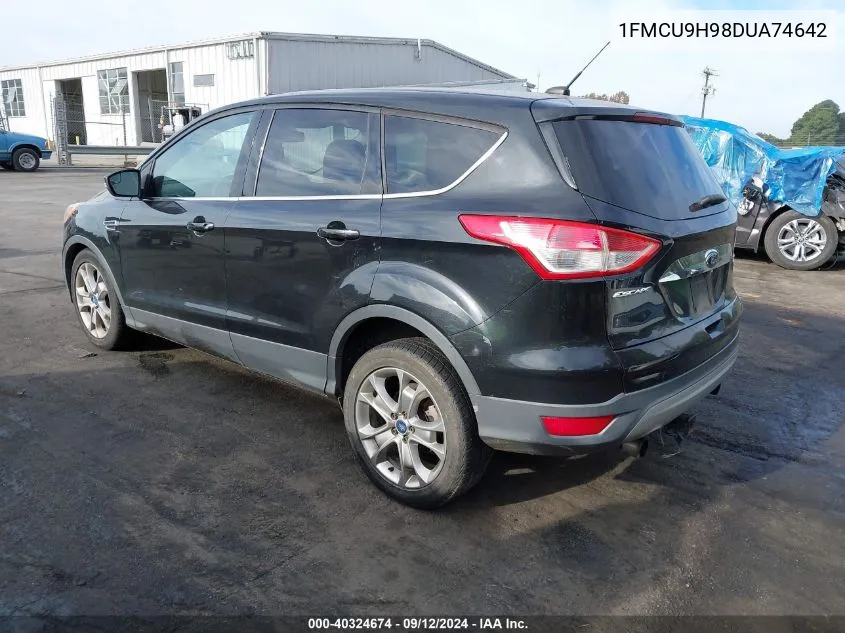 2013 Ford Escape Sel VIN: 1FMCU9H98DUA74642 Lot: 40324674