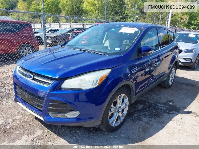 2013 Ford Escape Sel VIN: 1FMCU0H98DUC94889 Lot: 40324993