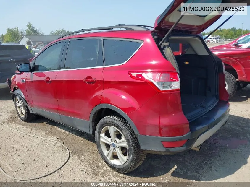 2013 Ford Escape Se VIN: 1FMCU0GX0DUA28539 Lot: 40330444