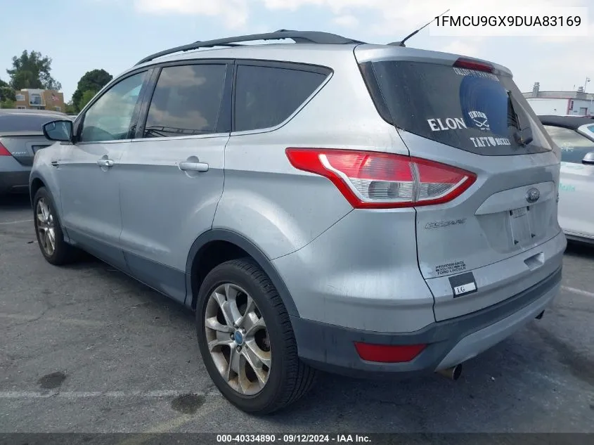 2013 Ford Escape Se VIN: 1FMCU9GX9DUA83169 Lot: 40334890