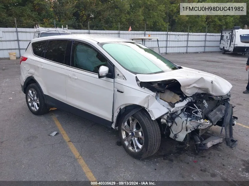 2013 Ford Escape Sel VIN: 1FMCU0H98DUC41982 Lot: 40335629