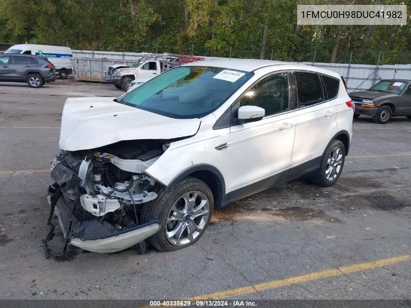 2013 Ford Escape Sel VIN: 1FMCU0H98DUC41982 Lot: 40335629